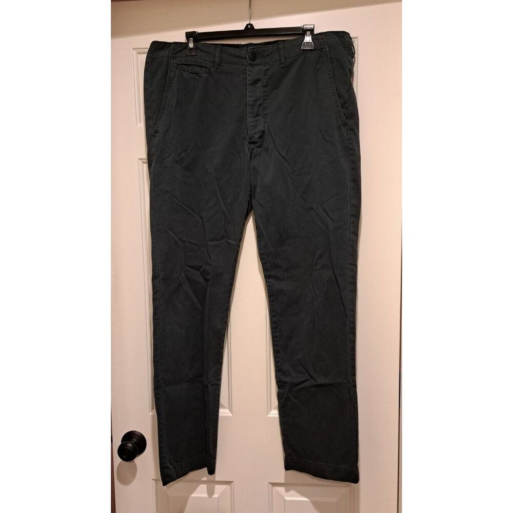 Denim & Supply Ralph Lauren Men's Chino Pants L32 X W36 Green with Pockets